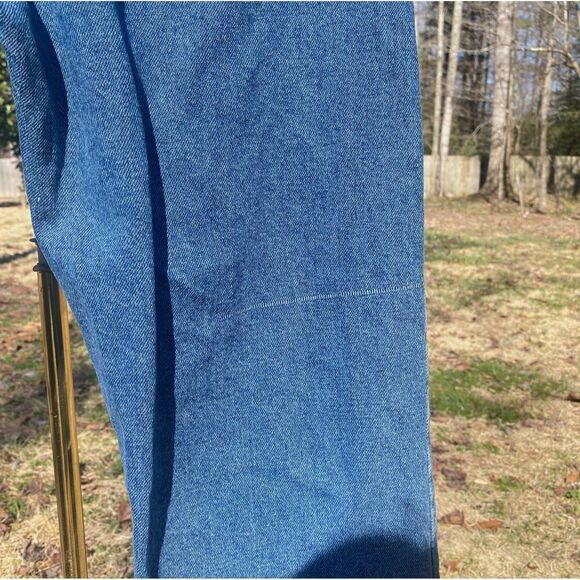 Wrangler Straight Cotton Stretch Denim Blue Jeans - Picture 6 of 7